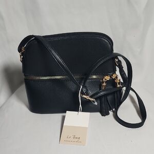 Elegant Black Crossbody Bag